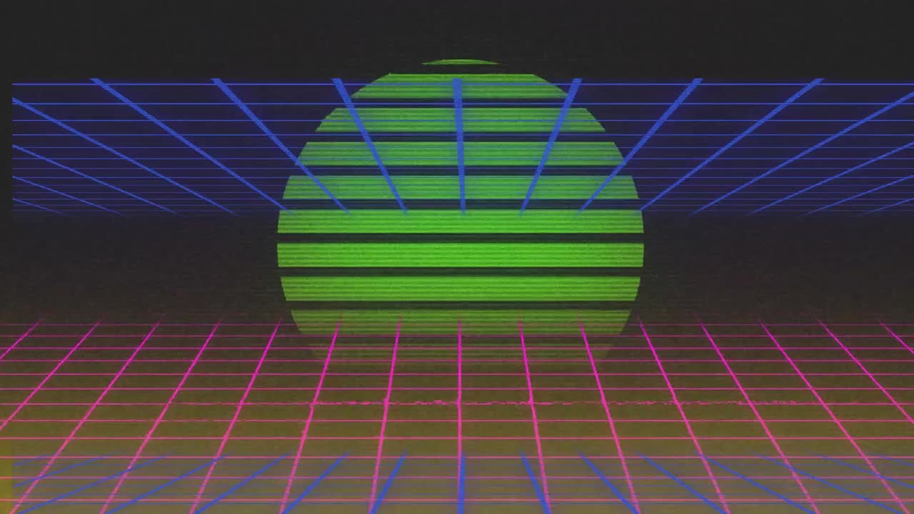 어두운 공간에서 다채로운 반 ⁇ 이는 모양의 시작의 애니메이션