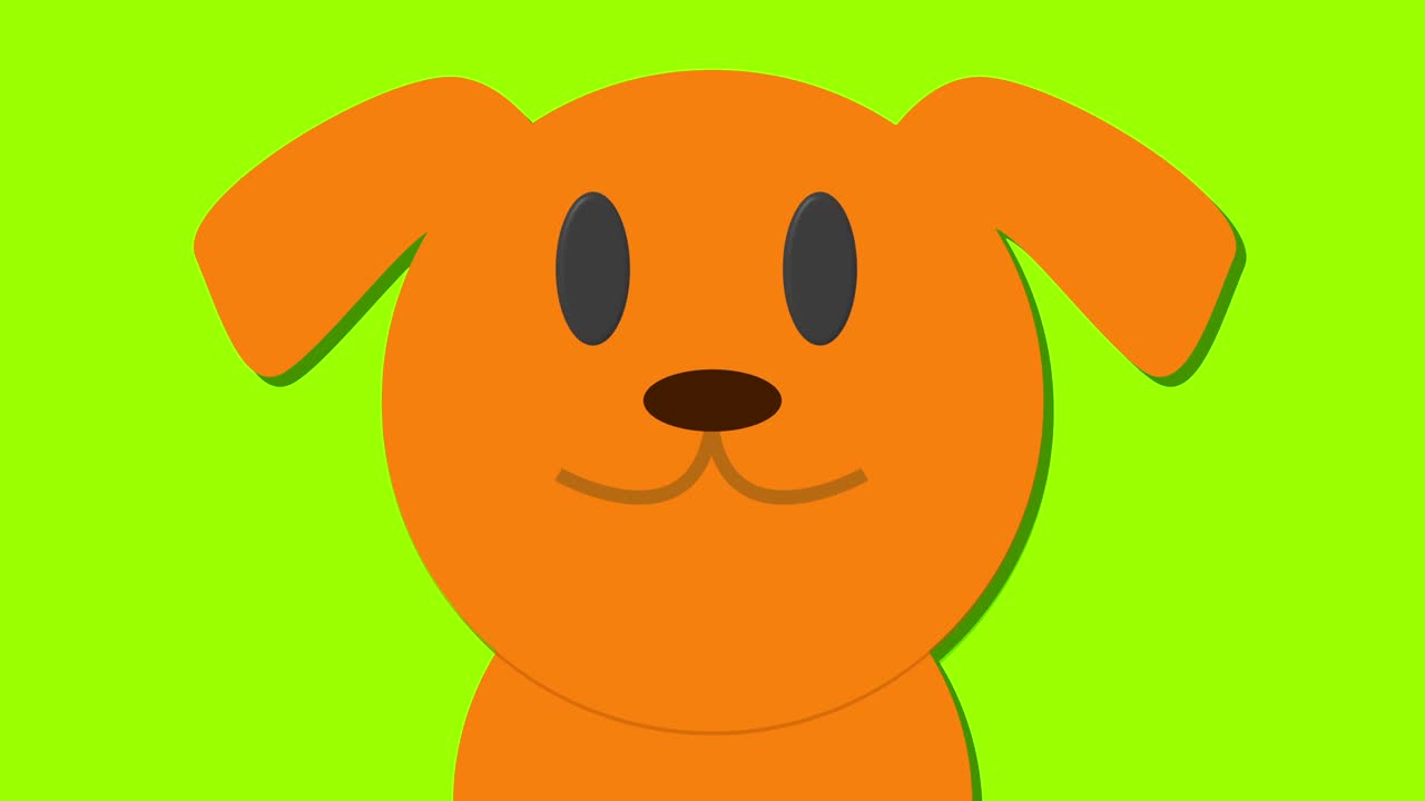 un dibujo animado muy cercano del perro labrador