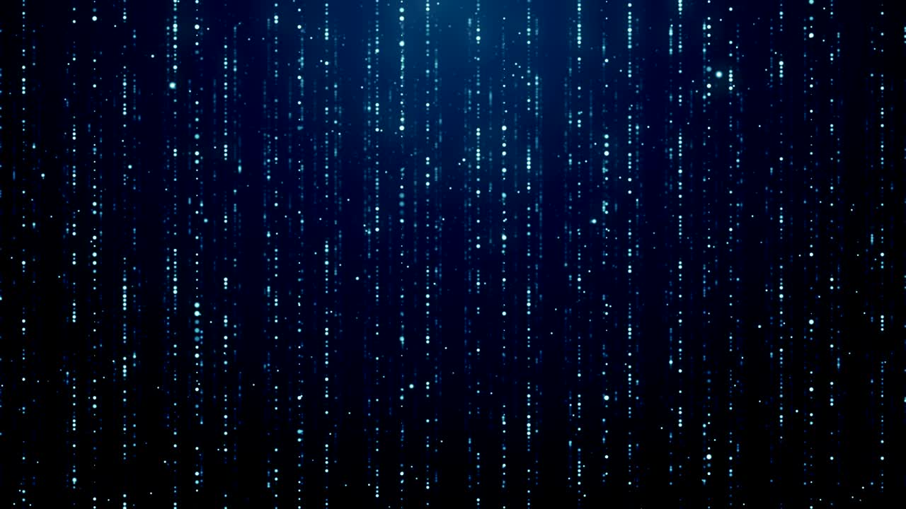 Particles Blue dust abstract light bokeh motion titles cinematic background loop