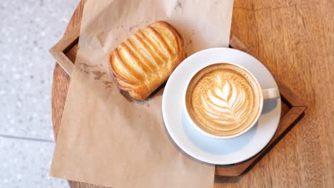 coffee and pastry