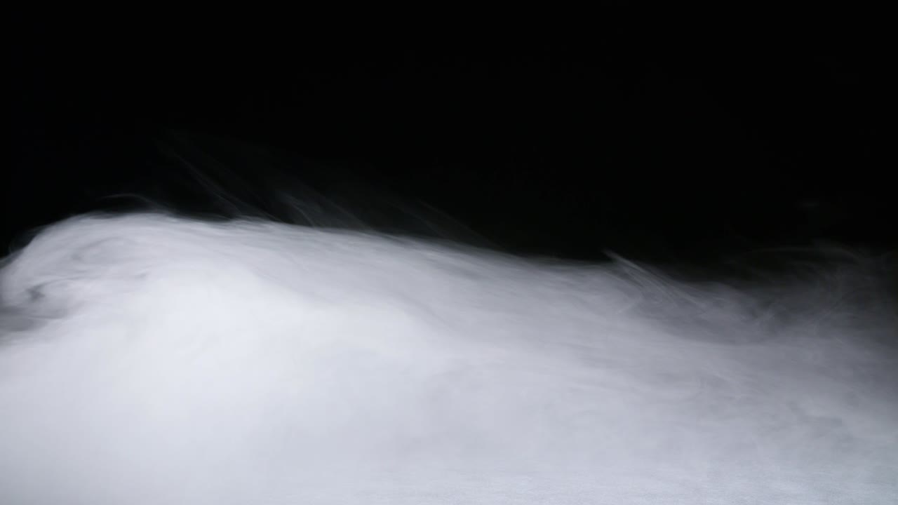 현실적인 건조 얼음 연기 구름 안개 오버레이