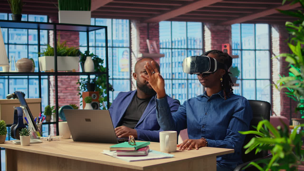 Self employed couple navigates remote work with advanced technology