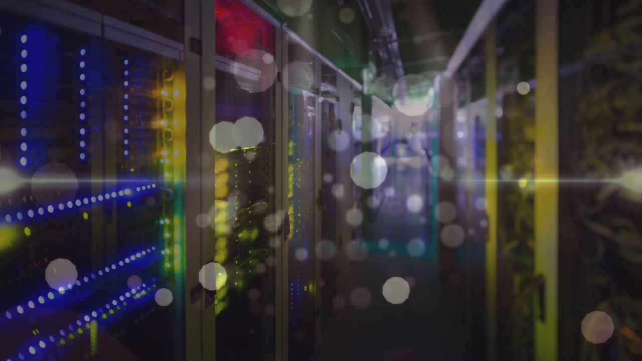 Animation of database and computer server