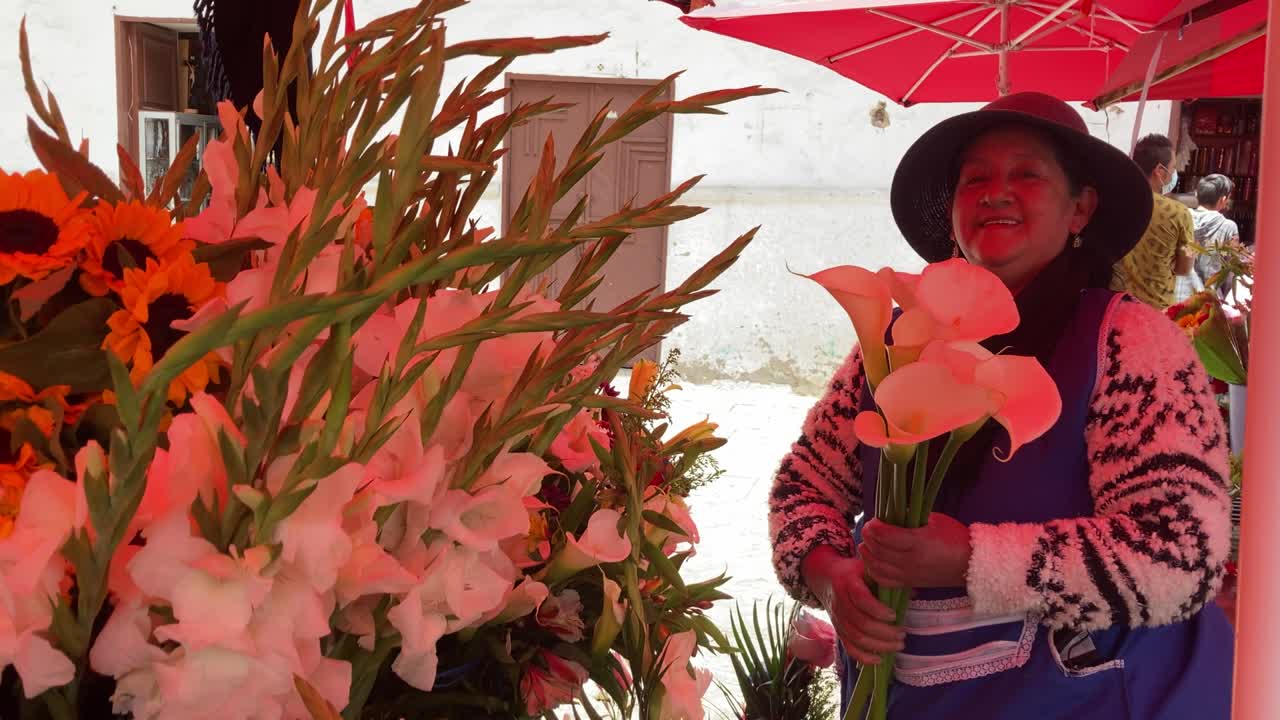 el retrato del florista chola cuenca