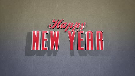 Retro-Happy-New-Year-text-set-on-a-grey-grunge-texture