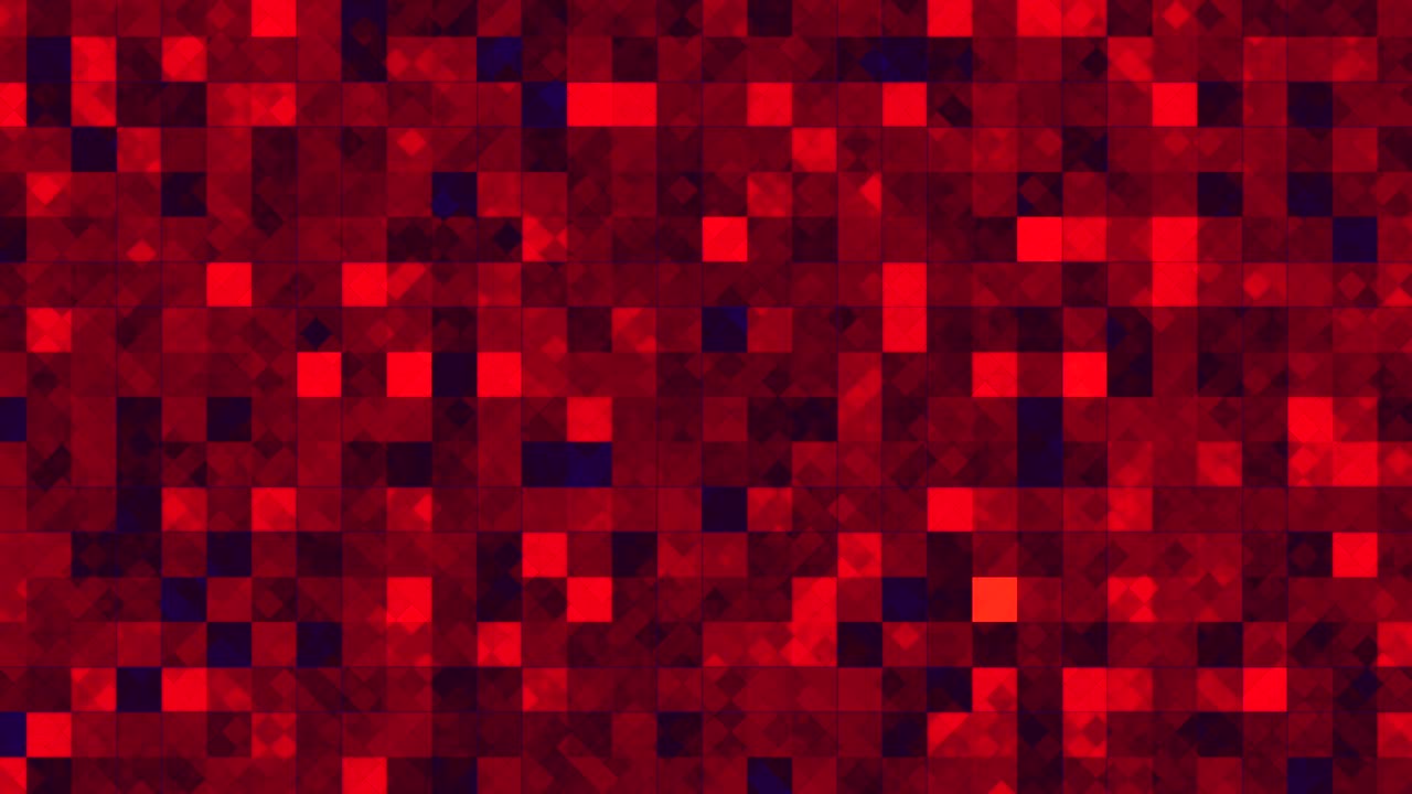 el fondo rectangular rojo anima la resolución de 4k.