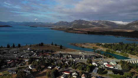 picturesque lake tekapo village south island, new zealand