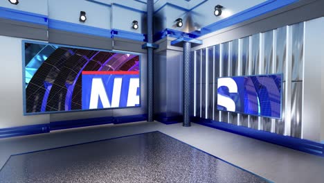 3d virtual tv studio news