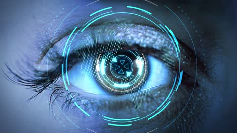 hud planet earth circle global interfaces hologram animation digital data network future technology
