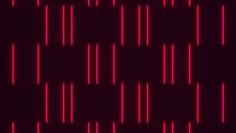impresionante patrón de líneas rojas iluminadas sobre un fondo negro