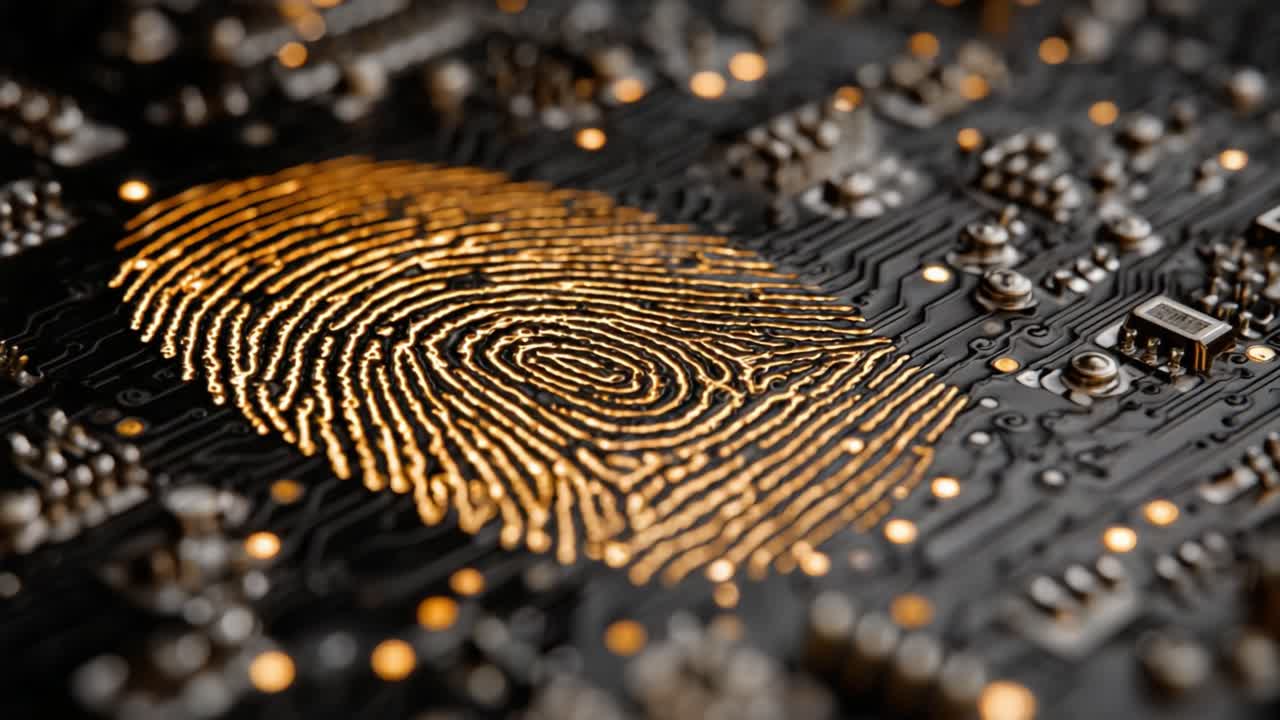 Exploring the Intersection of Identity and Technology: A Close-Up on Fingerprint Mapping Integrated into Circuit Board Design