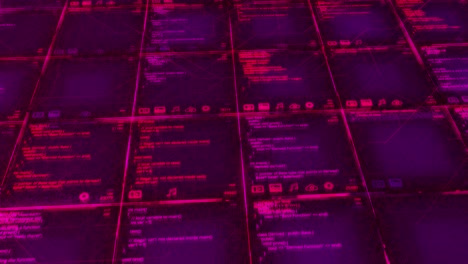 Abstract Computer Code Display