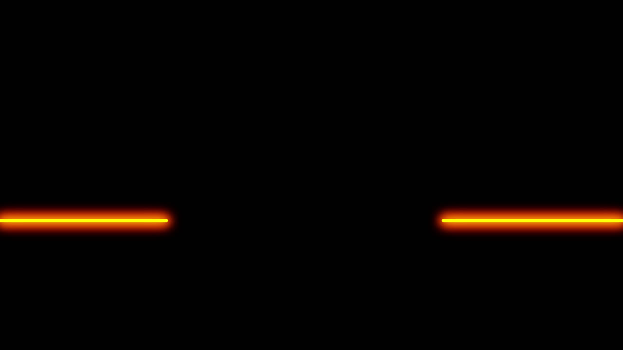 Neon-Linienzeichnung Countdown-Zahlen auf schwarzem Hintergrund