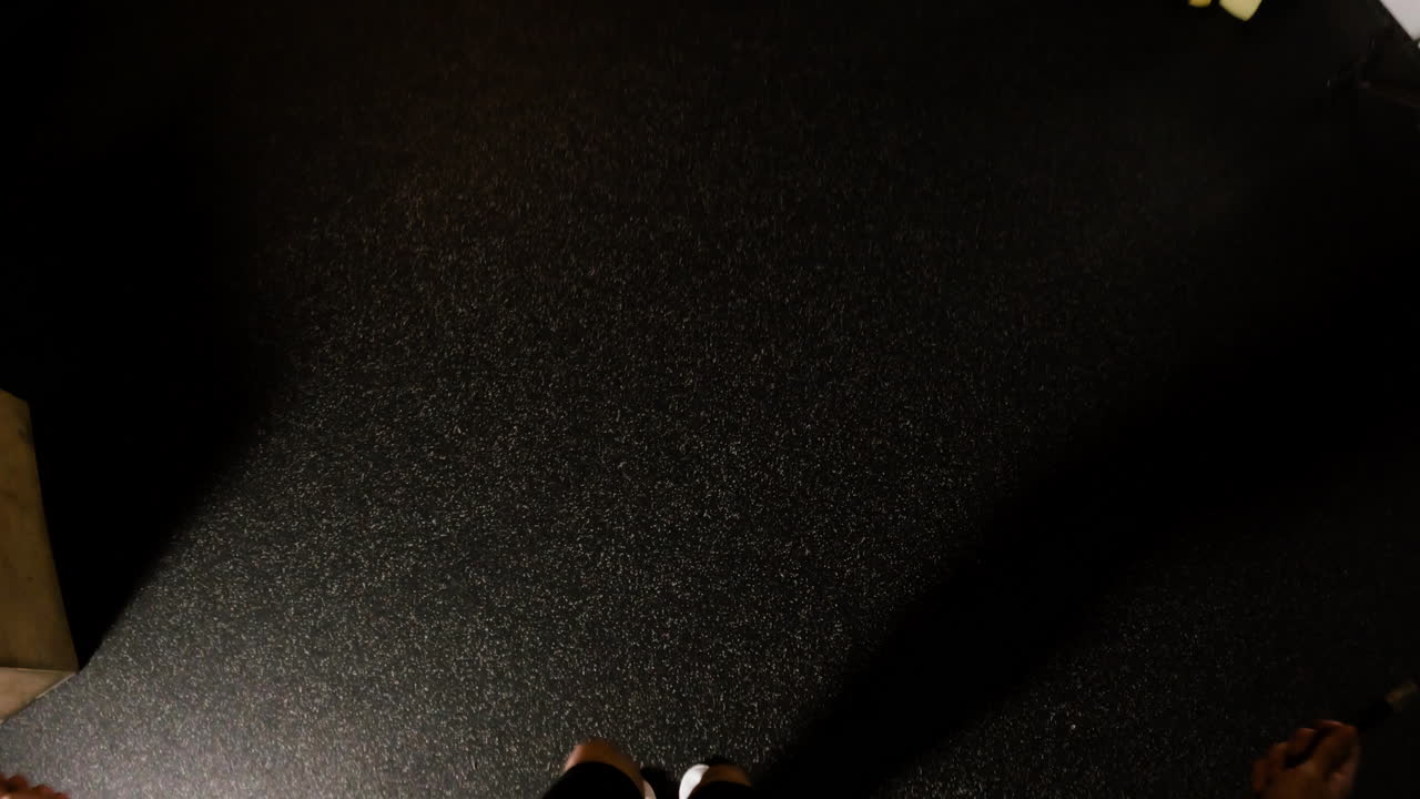 Person Working Out with Resistance Bands