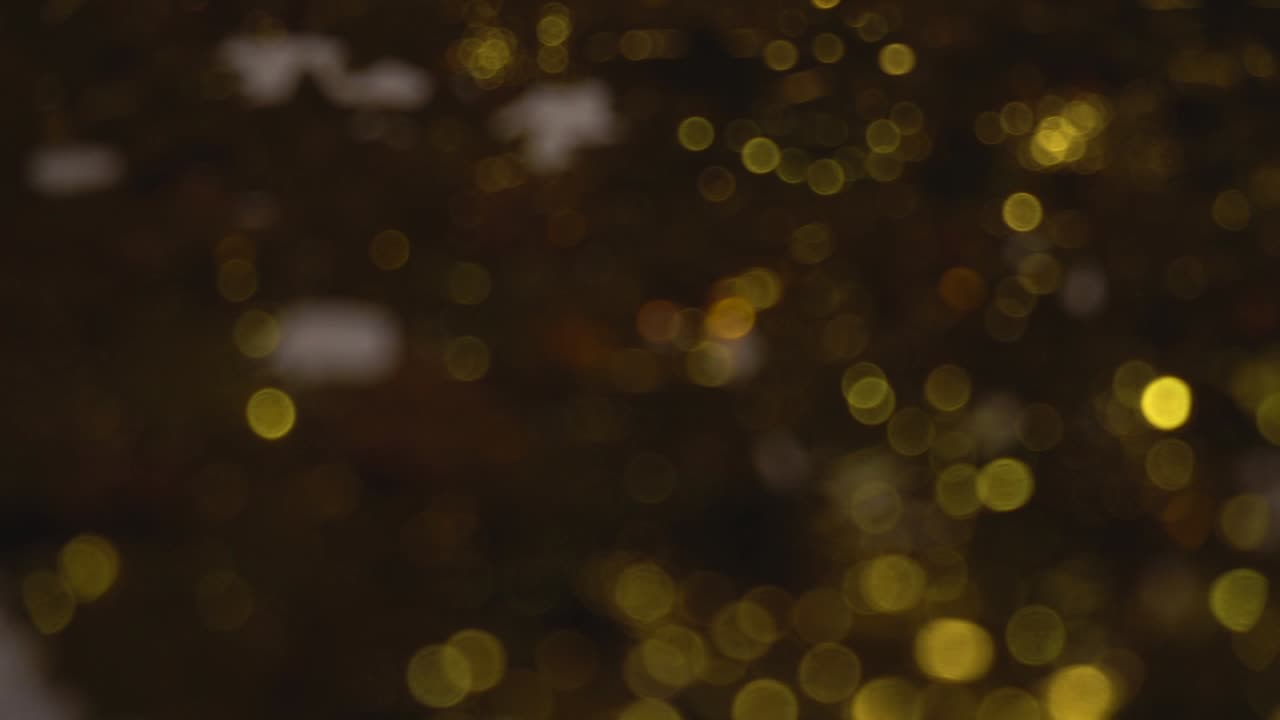 brillos dorados fondo borroso
