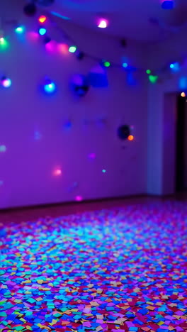 colorful confetti party