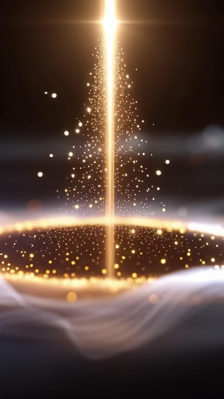 Una visualizzazione cosmica di energia radiante che emana da un vortice, a simboleggiare la connessione tra luce, materia e l'universo infinito oltre la nostra percezione.
