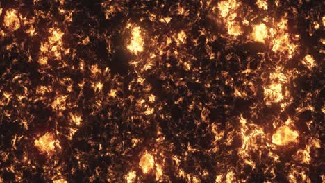 太陽の表面を燃やす プラズマ 核融合