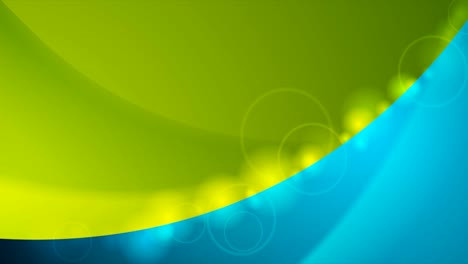 blue green abstract shiny waves motion background