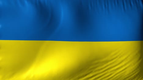 national flag of ukraine. seamless looping 4k full realistic ukrainian flag waving against background.