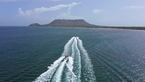 boats during sightseeing, monte cristi national park, dominican republic