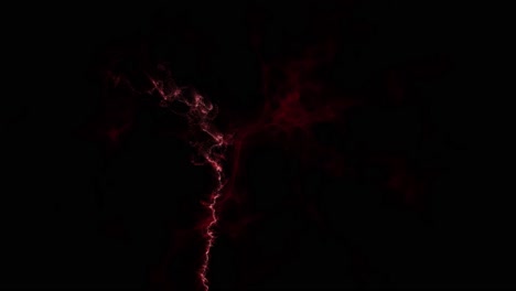 abstract background of smoke moving around in darkness. animation