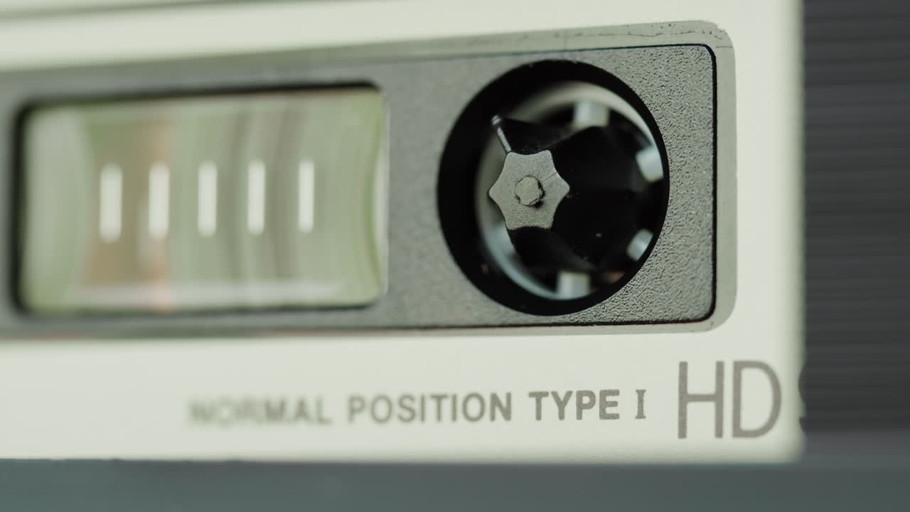 Close-up of an Audio Cassette