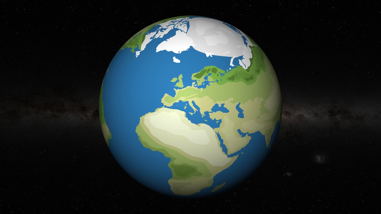 우주에서 로마, 이탈리아로 애니메이션