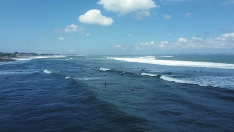 aerial 4k drone footage: surfers' paradise in bali