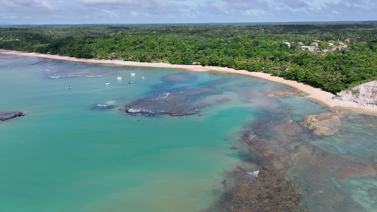 playa del espejo en trancoso bahía brasil