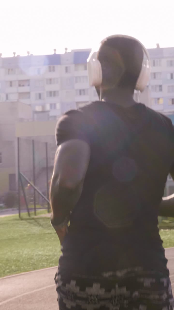 Person Running Outdoors