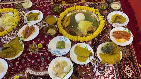 traditional bengali dishes for rice ceremony