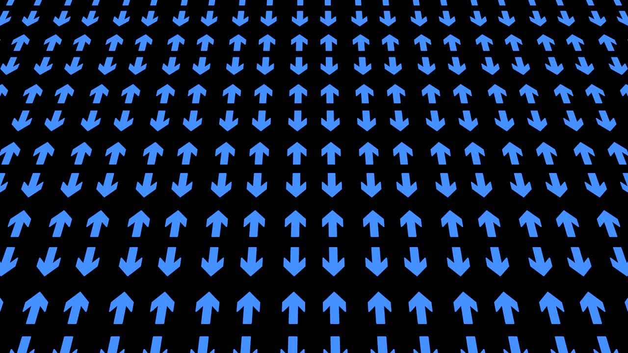 patrón de video gráfico con figuras geométricas que se inclina hacia arriba y se mueve.