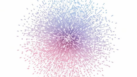 Abstract Geometric Burst with Gradient Colors
