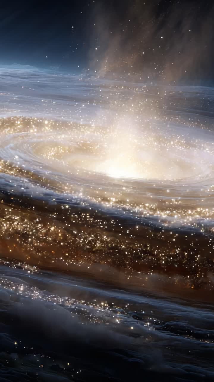 A Majestic Spiral Galaxy Exuding Brilliant Stars and Cosmic Energy, Captured in Stunning Detail, Evoking the Vastness of the Universe and Its Mysteries