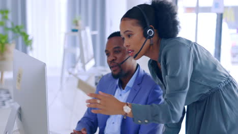 call center training, computer