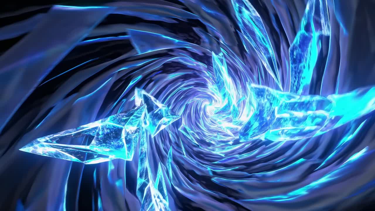 Abstract Crystal Energy Tunnel