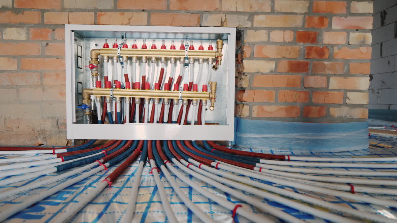 Comb System Of A Heat-Insulated Floor Modern System Of Heating