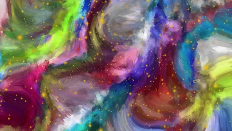 animación abstractamente colorida, fondo líquido multicolor, hermosa película de pintura digital, película de fondo abstracta.