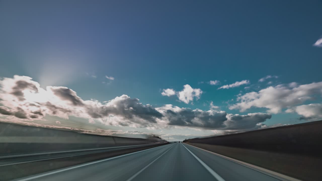 A drive on the highway in Czechia