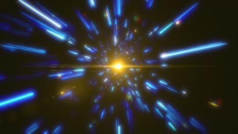 warp speed motion graphic seamless loop.