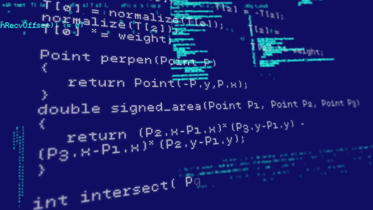 Data processing against blue background
