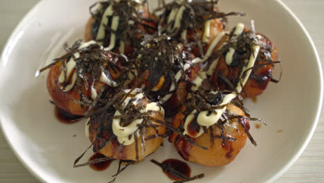 Takoyaki-ball-dumplings-or-Octopus-balls---Japanese-food-style