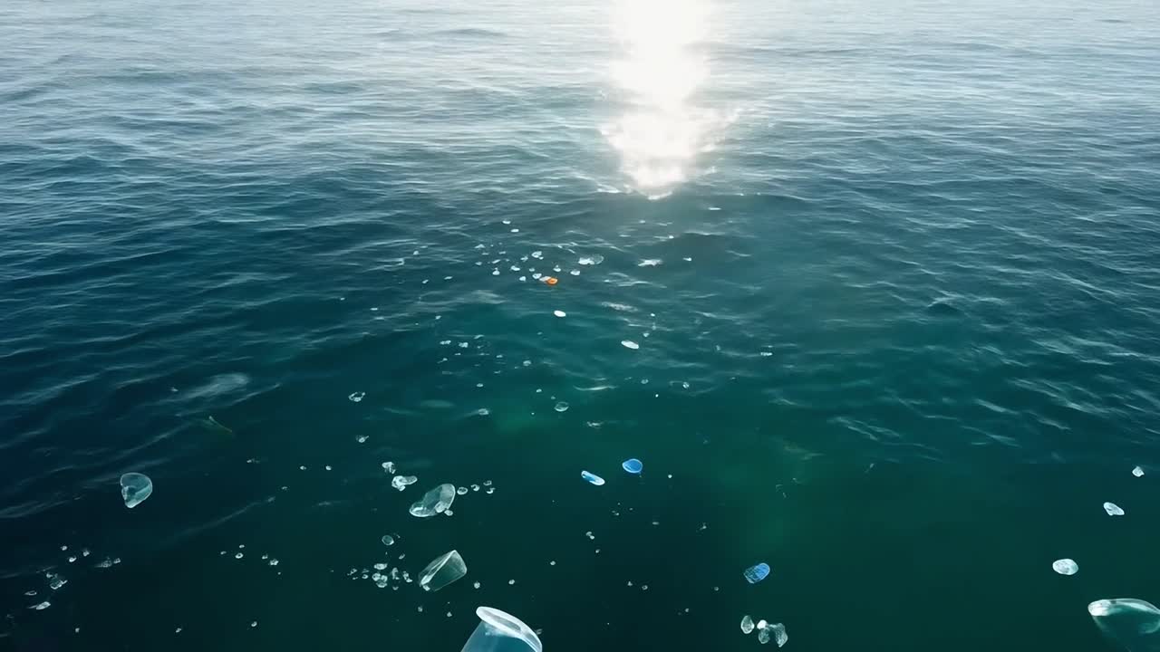 바다의 플라스틱 오염