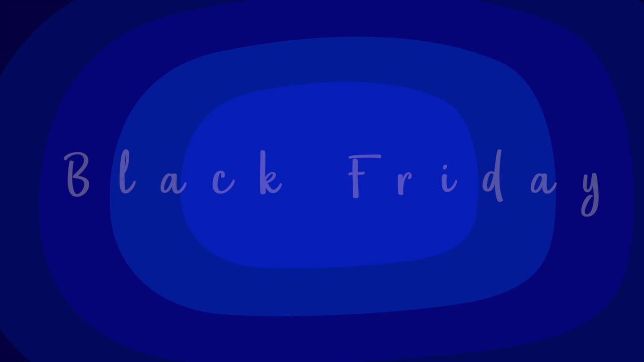 검은색 그라데이션에 푸른 파도가 있는 검은 금요일