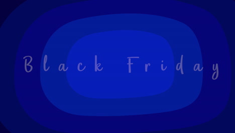 viernes negro con ondas azules en degradado negro
