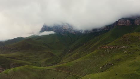 misty mountain valley landscape