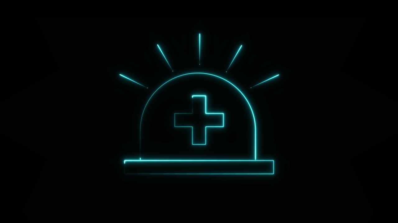 Emergency Siren with Medical Cross