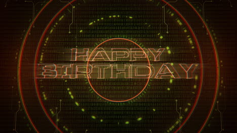 Digitaler-Happy-Birthday-Text-Mit-Cyberpunk--Und-HUD-Elementen