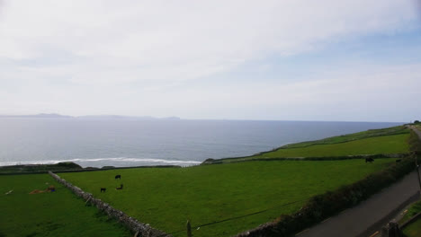 view of beautiful coastal landscape 4k